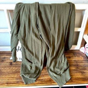 Hunter green cardigan